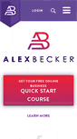 Mobile Screenshot of alexbecker.org