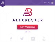 Tablet Screenshot of alexbecker.org